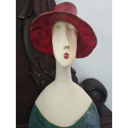 Dama w czerwonym kapeluszu