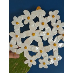 Bukiet kwiatów biały duży